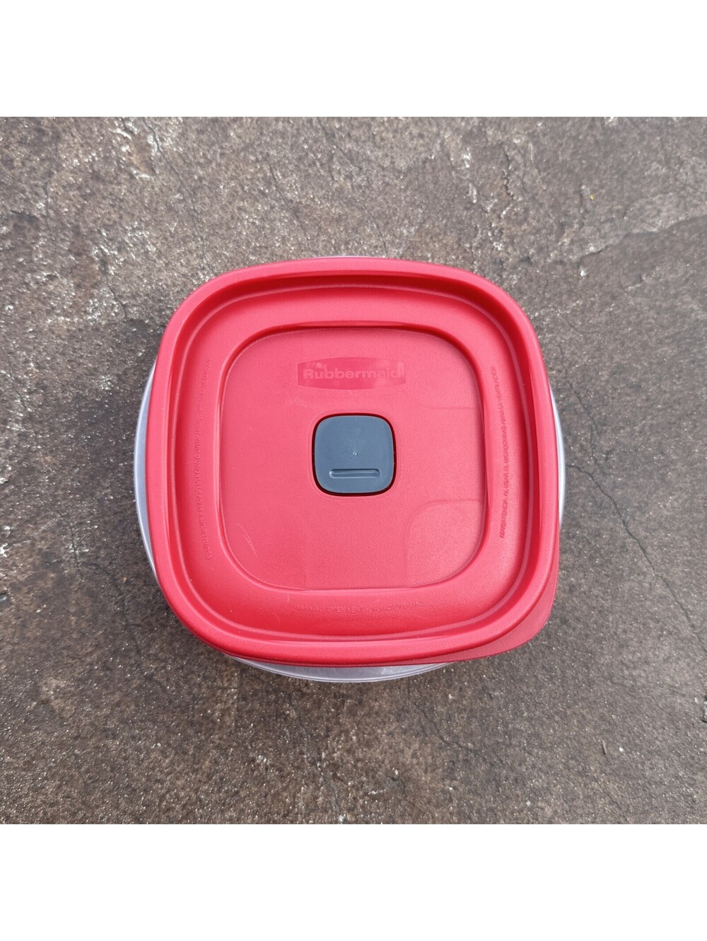 Rubbermaid  Storage Container Easy To Find Red Lid 3 cups (710ml)  7J61